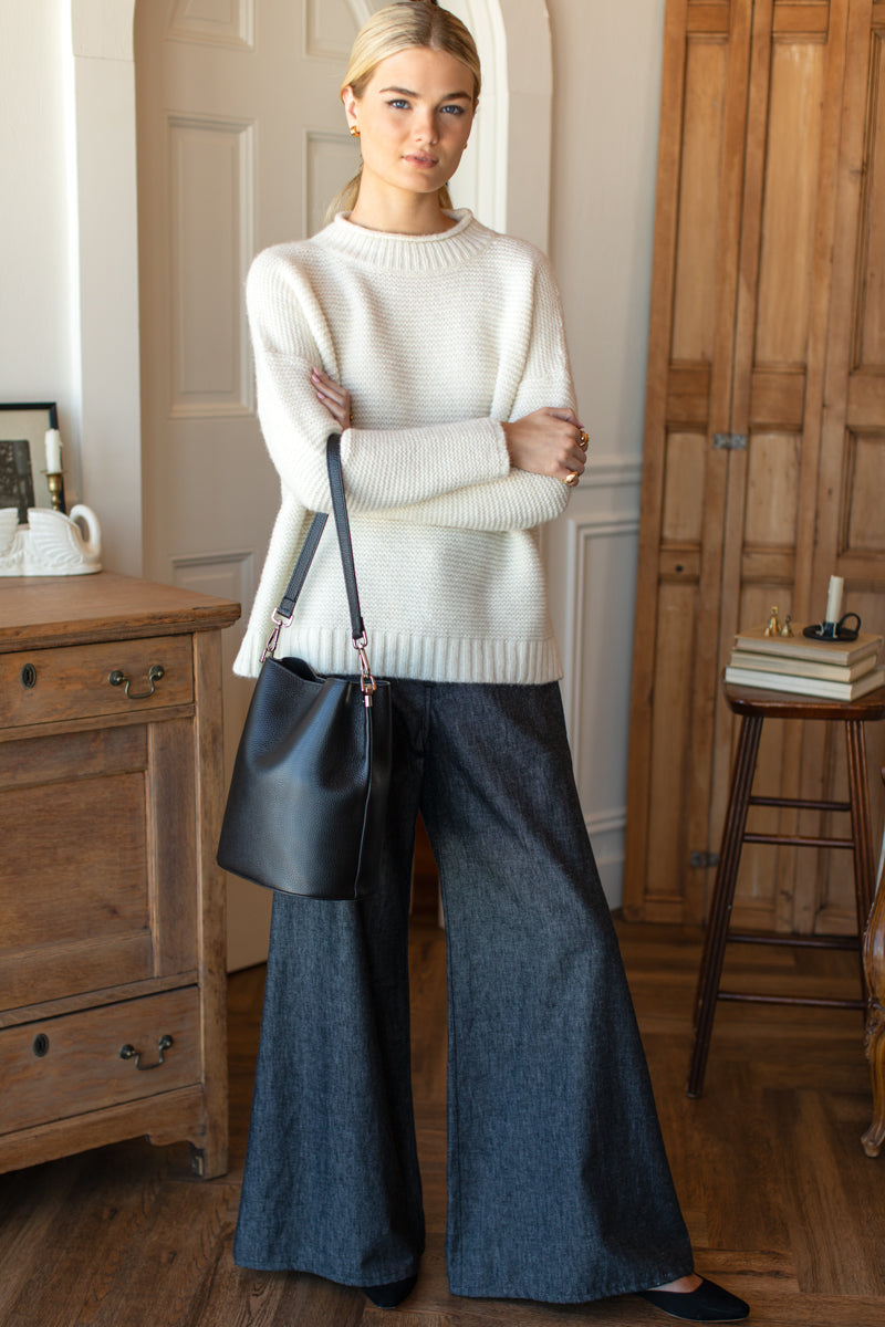 Tulip Trouser - Rinsed Black