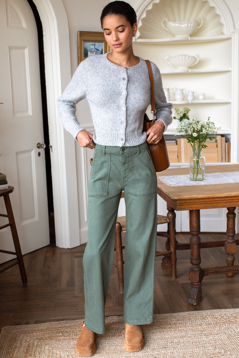 Vintage Army Pant Long - Vintage Green
