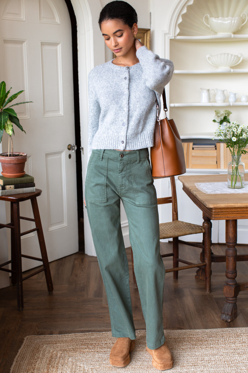 Vintage Army Pant Long - Vintage Green