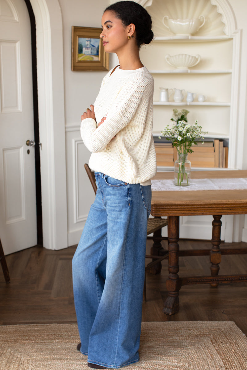 Daily Sweater - Ivory Organic