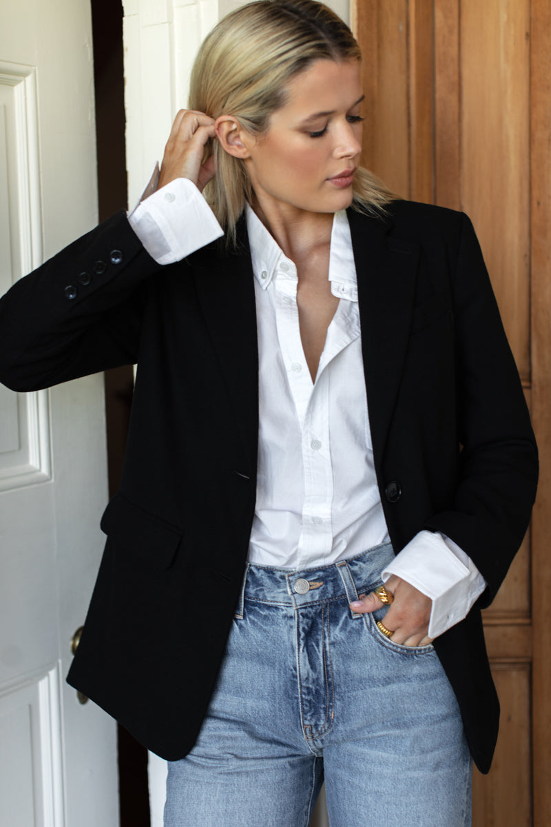 Atelier Blazer - Onyx Wool