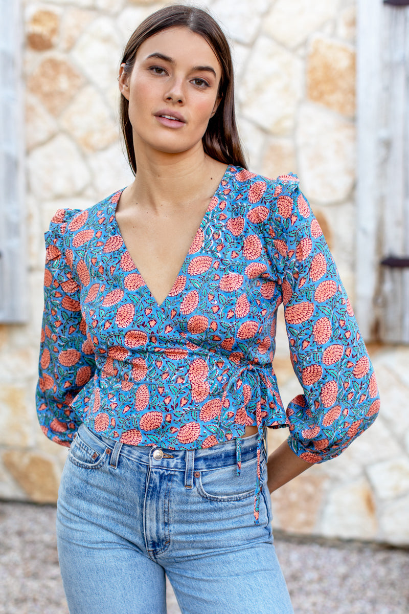 Bishop Frill Top - Chateau Flower