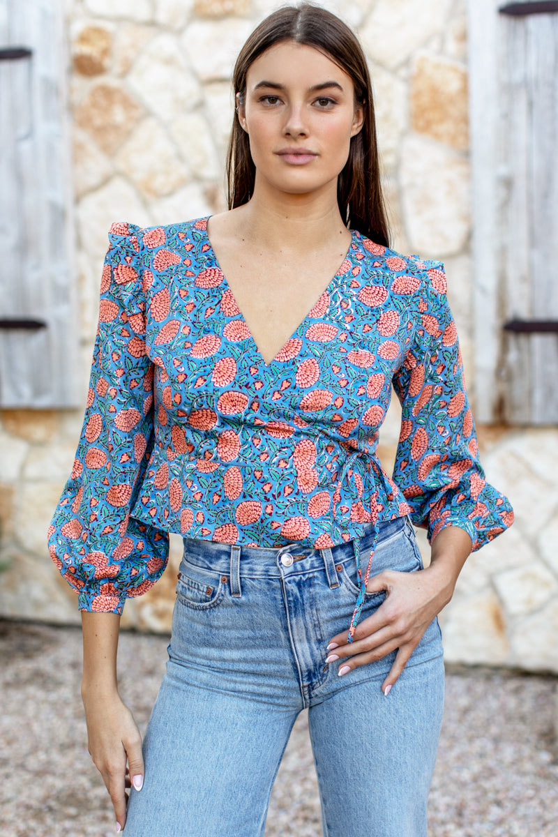 Bishop Frill Top - Chateau Flower
