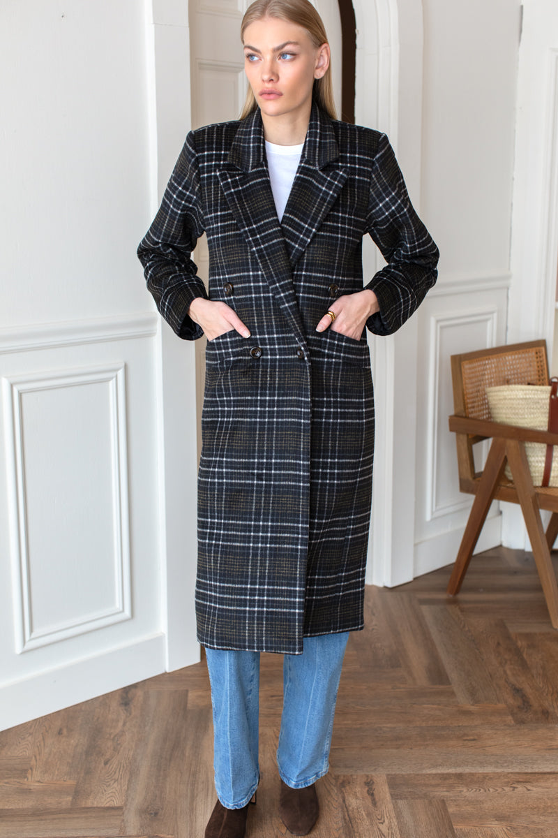 Bowery Coat - Lewis Plaid