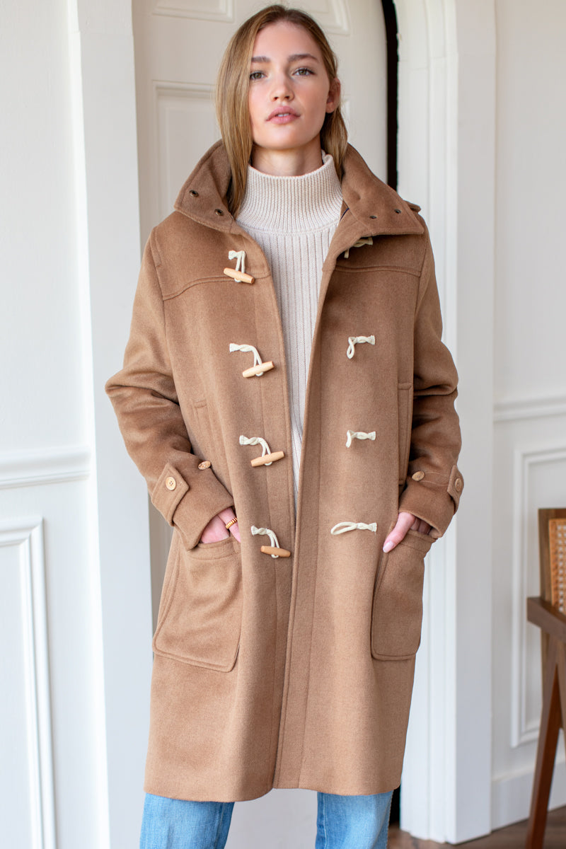 Camille Coat - Camel Wool Cashmere