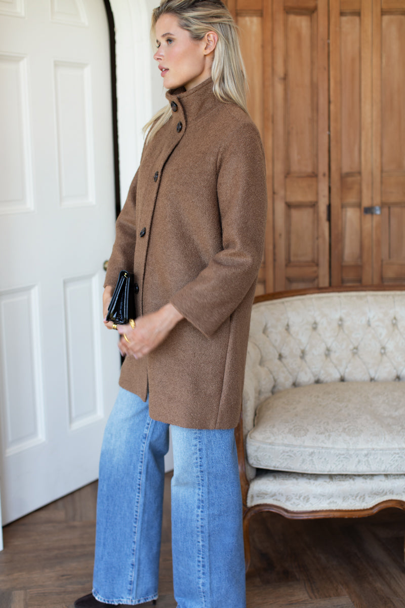 Cozy Coat - Camel Boucle