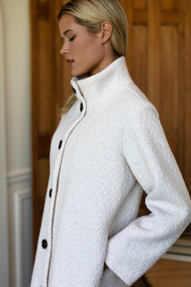 Cozy Coat - Ivory Boucle
