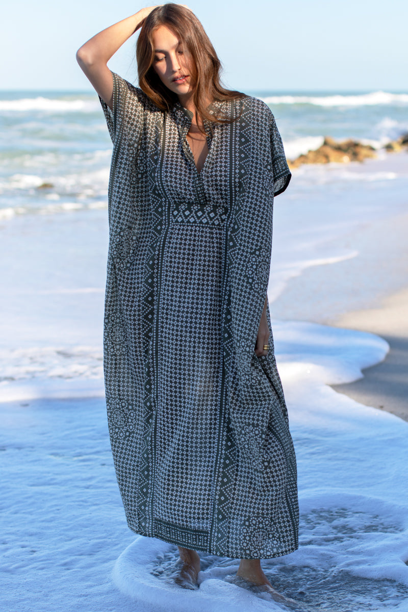 Emerson Caftan - Moss Organic