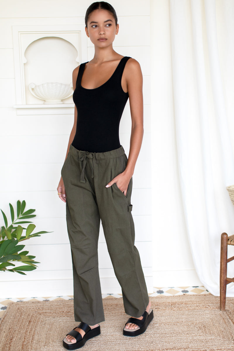 Family Cargo Pant - Moss