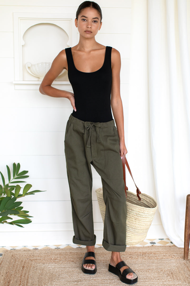 Family Cargo Pant - Moss