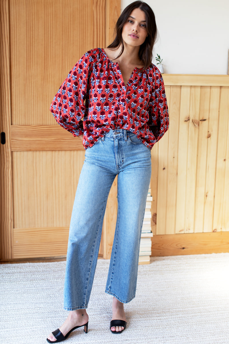 Frances Blouse - Carmen Flowers