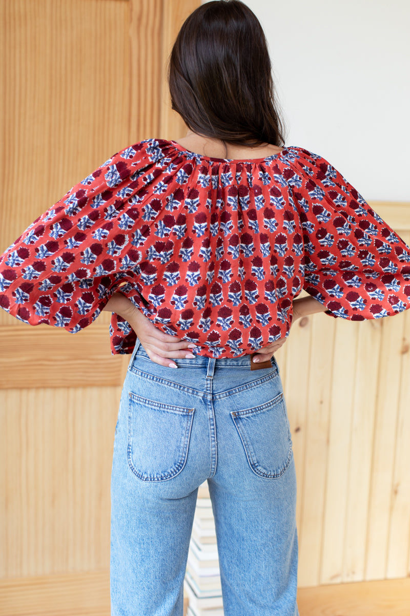 Frances Blouse - Carmen Flowers