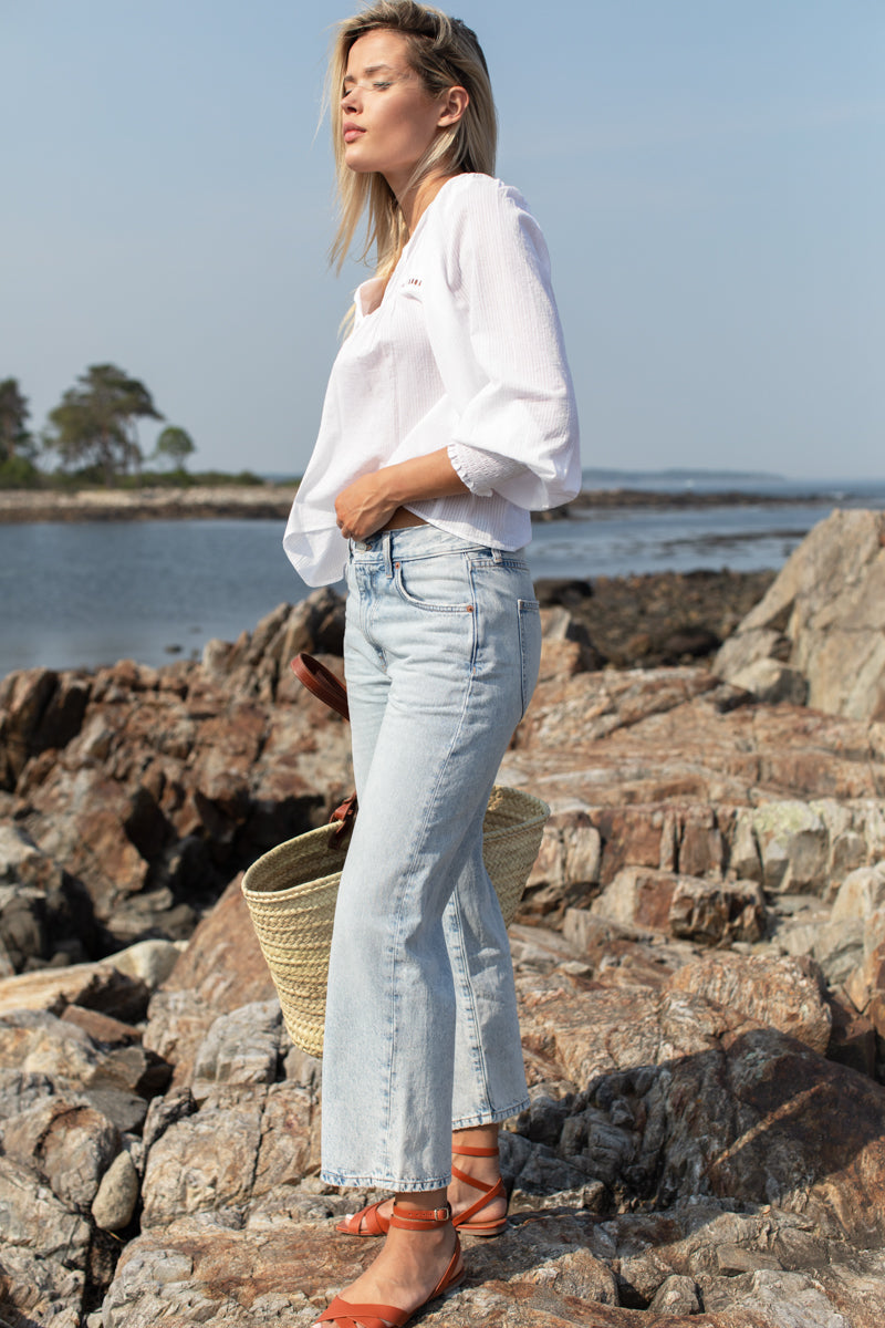 Isla Longsleeve Top 2 - White