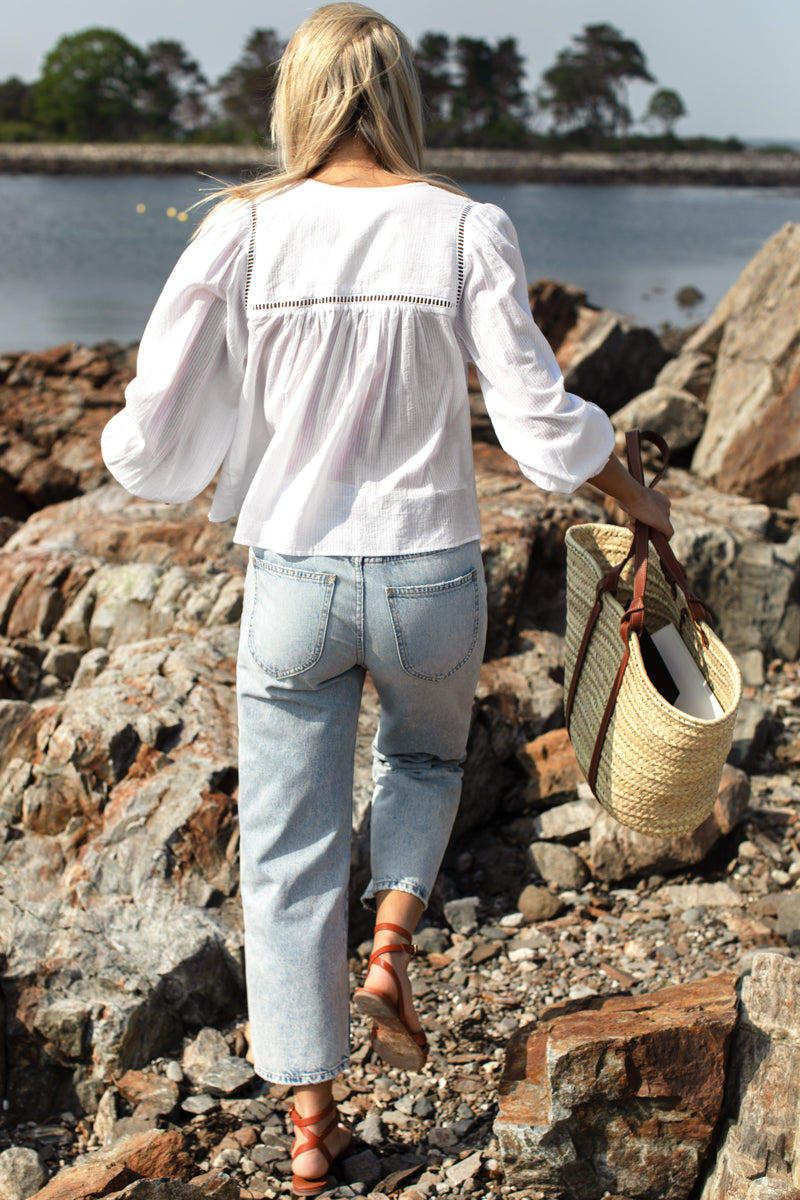 Isla Longsleeve Top 2 - White