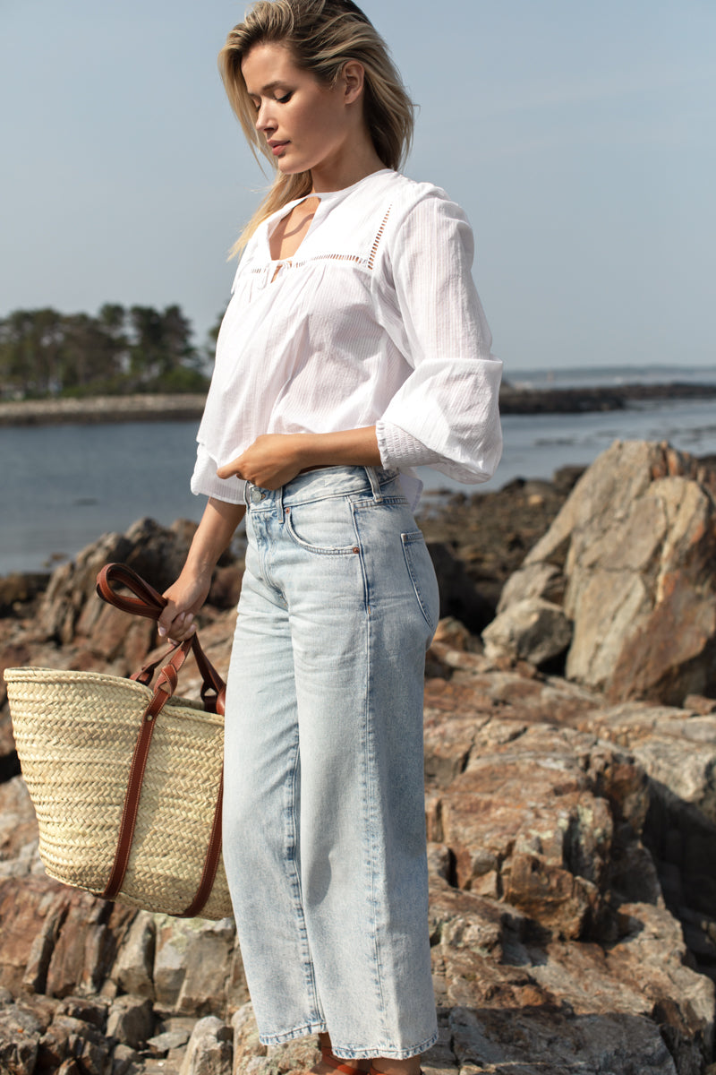 Isla Longsleeve Top 2 - White
