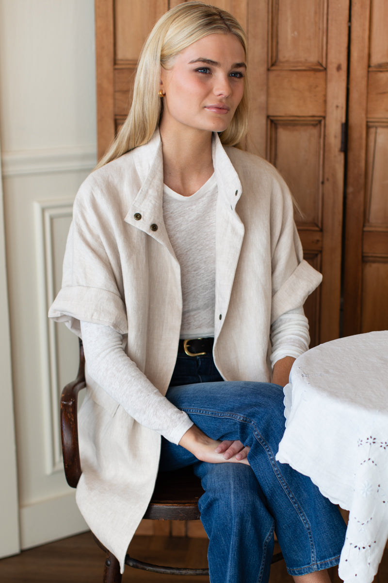 Layering Jacket - Beach Linen