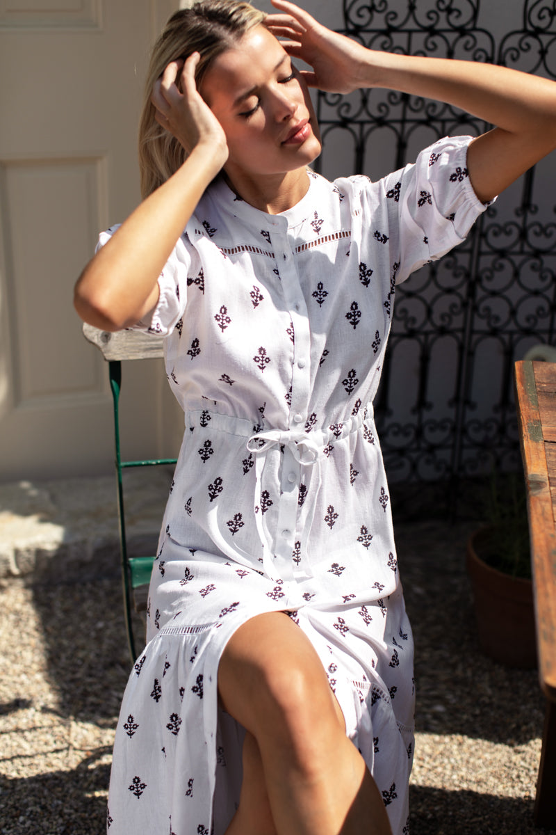 Lucy 4 Short Sleeve Dress - Daughters 2 Blackberry Wine