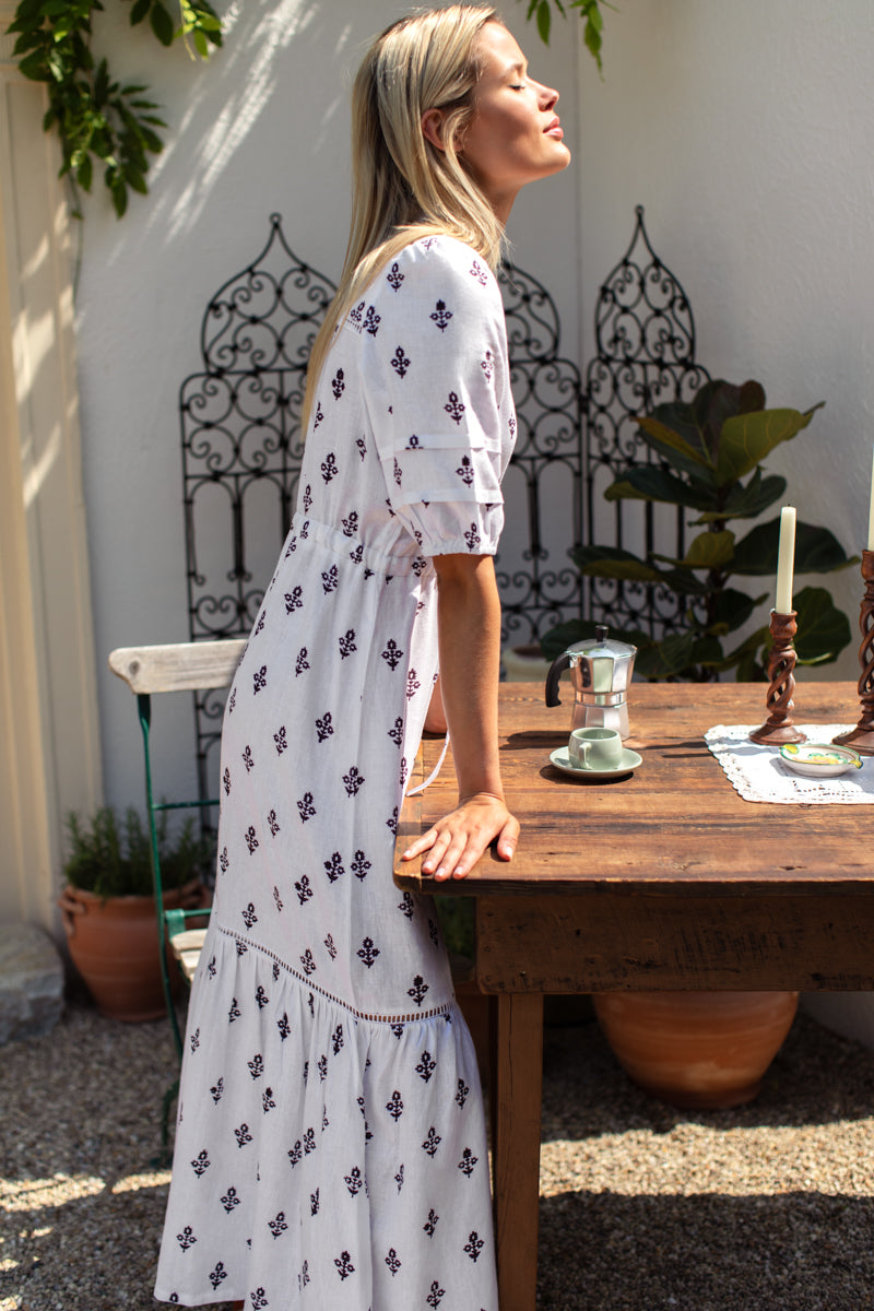 Lucy 4 Short Sleeve Dress - Daughters 2 Blackberry Wine