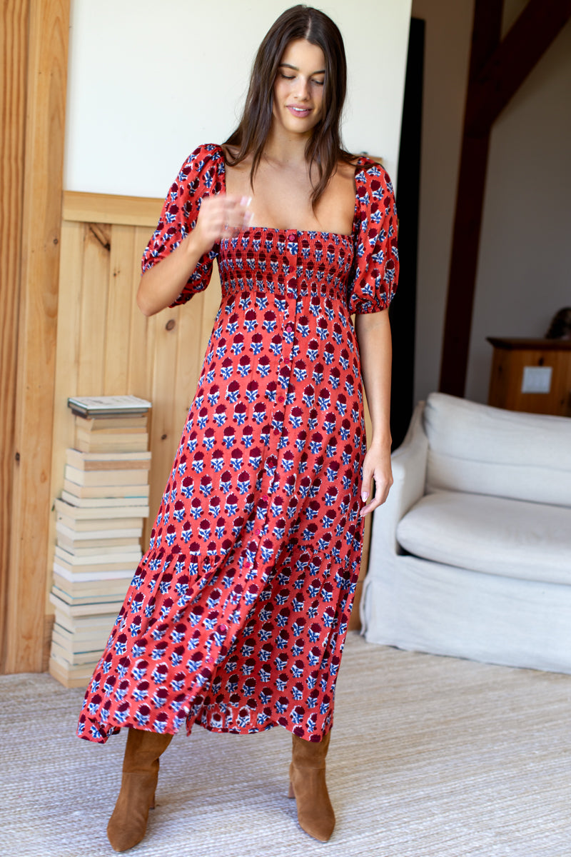 Santiago 3 Maxi Dress - Carmen Flowers