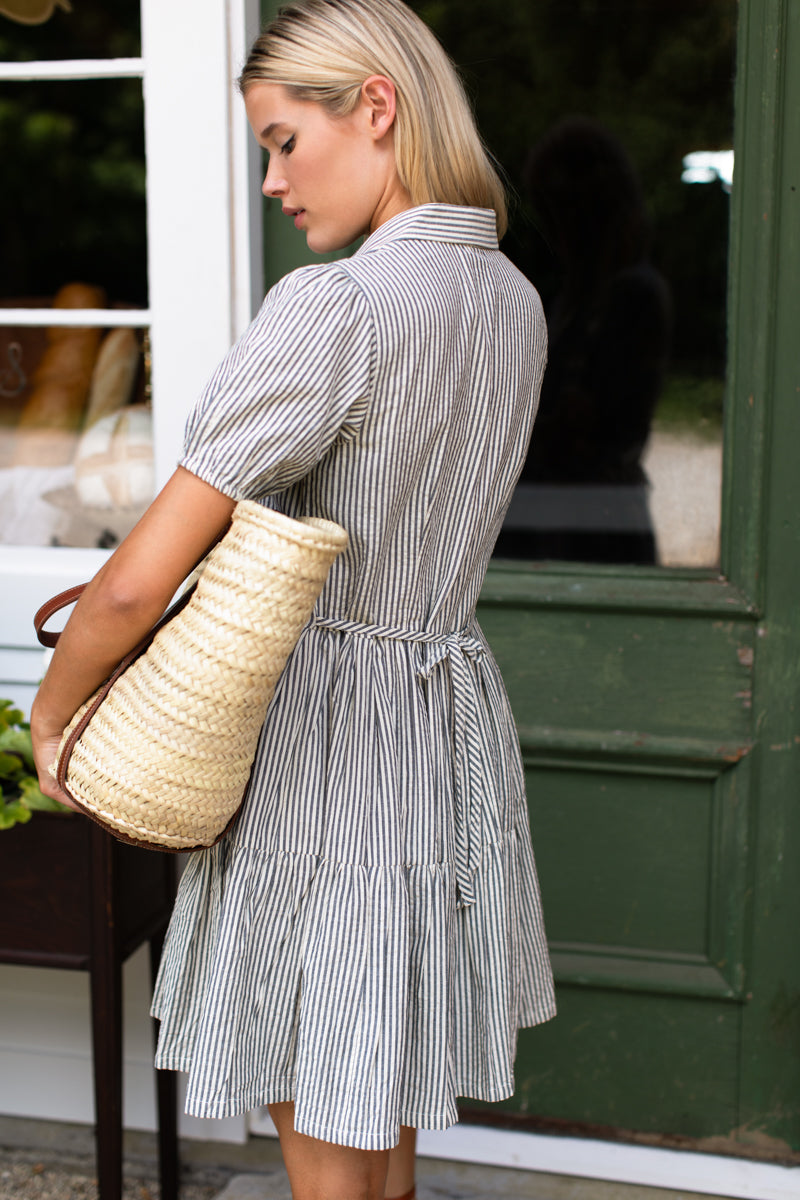 Marin Dress - Newburyport Stripe