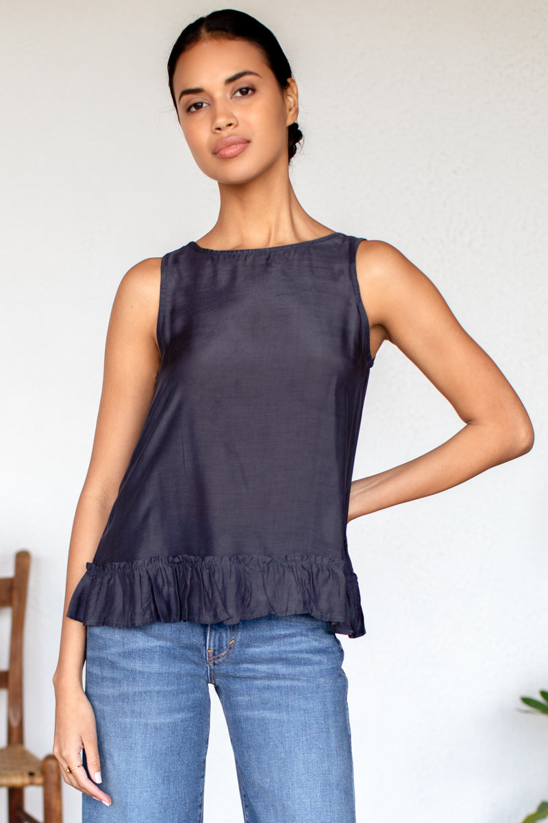 Meringue Blouse - Midnight
