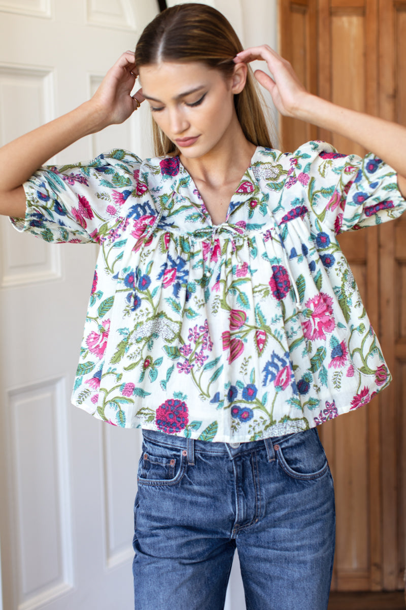 Puff Isla Top - Laurent Organic