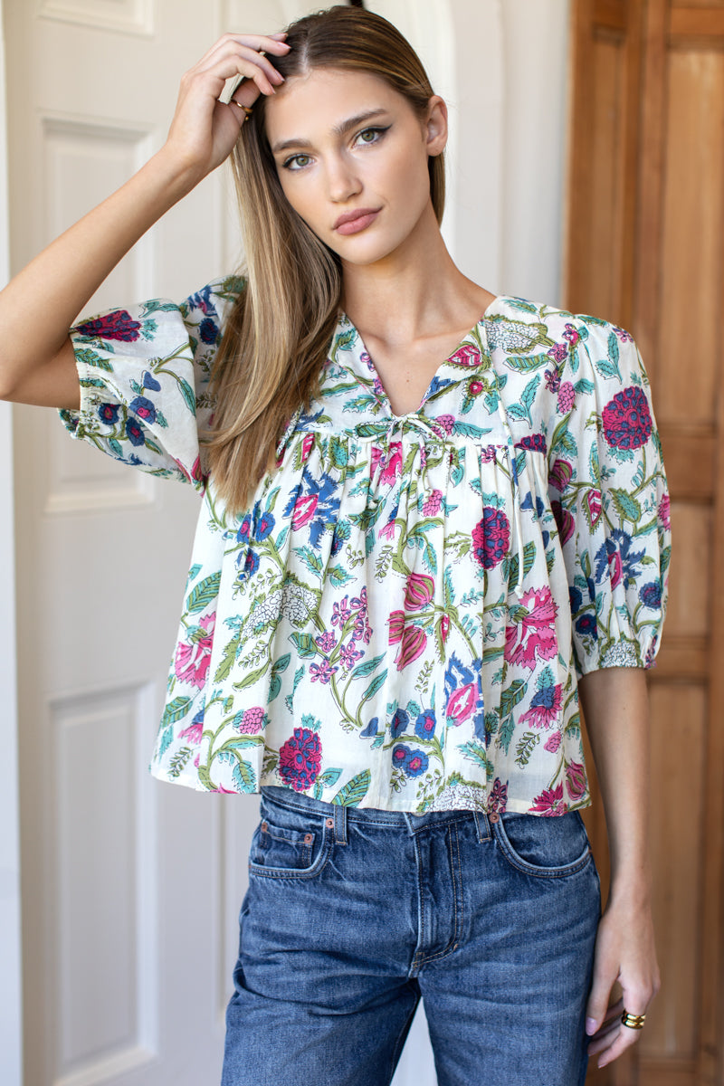 Puff Isla Top - Laurent Organic
