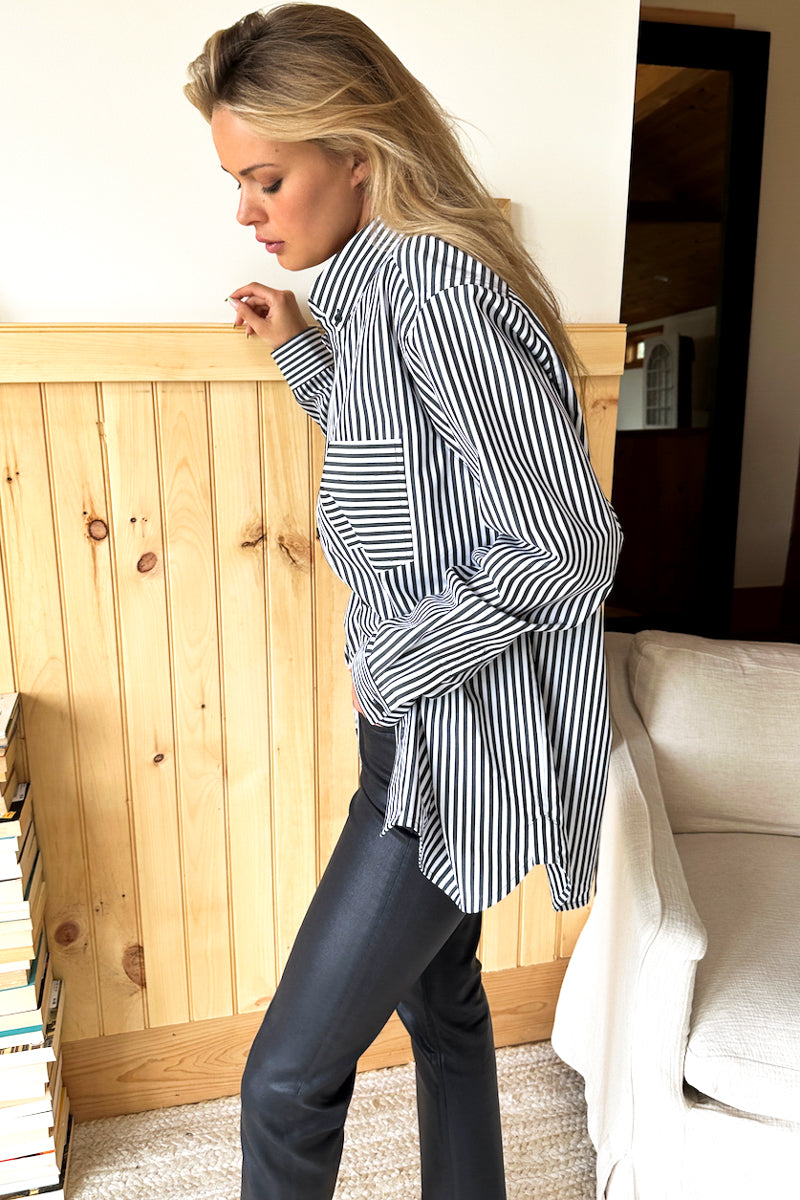 Ryan Shirt - Black Stripe