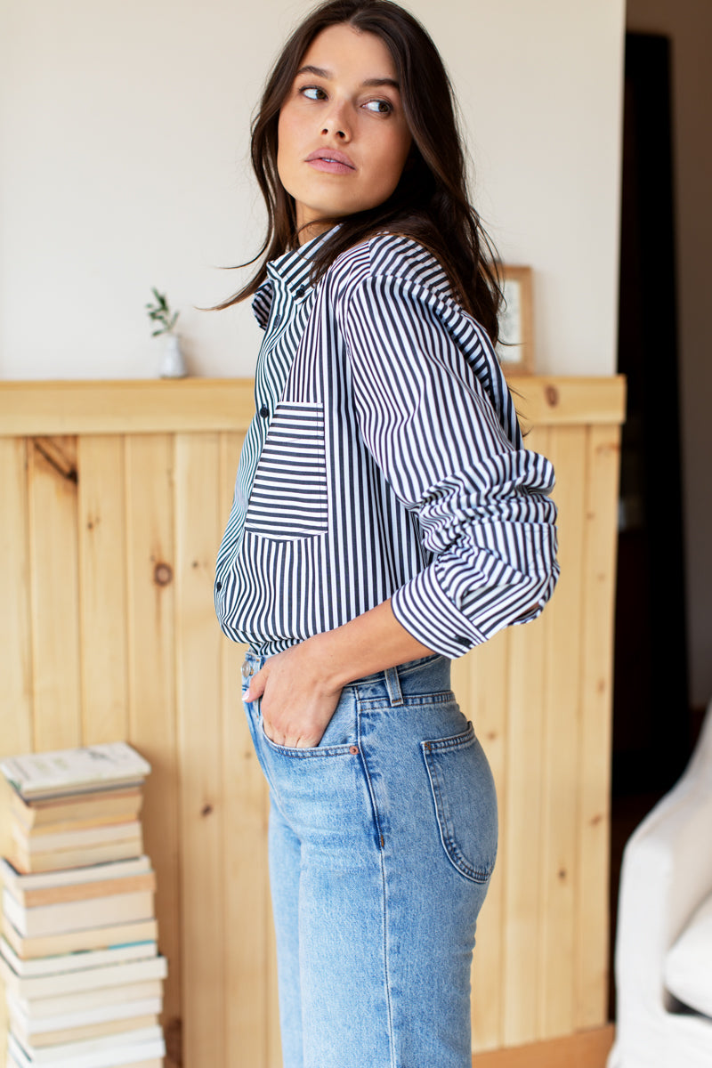 Ryan Shirt - Black Stripe