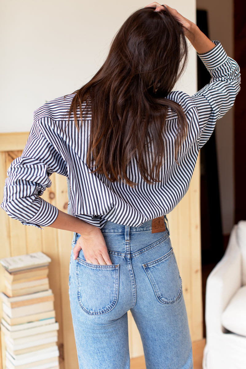 Ryan Shirt - Black Stripe