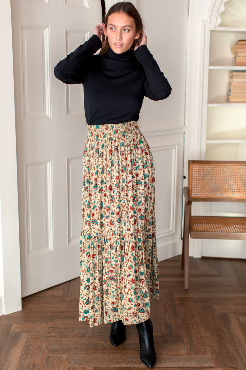 Shirred Skirt - Leela