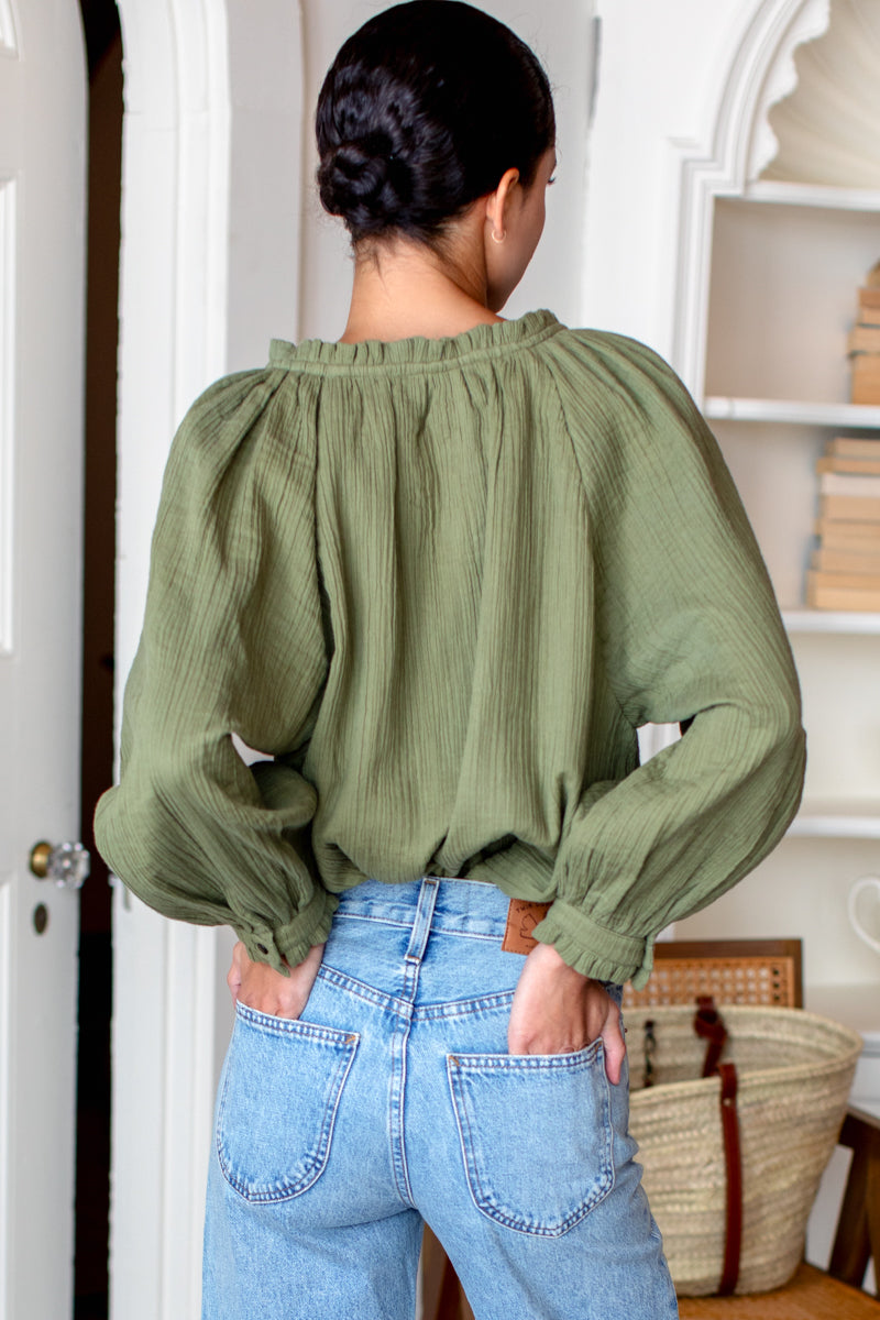 Soft Shirt - Dried Herb Crinkle Organic