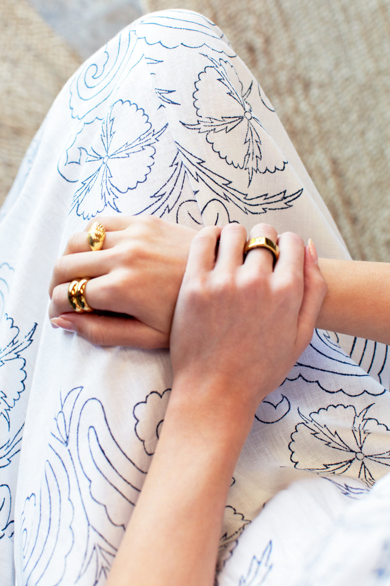 Studio Sundress  - Maeve Outline Indigo