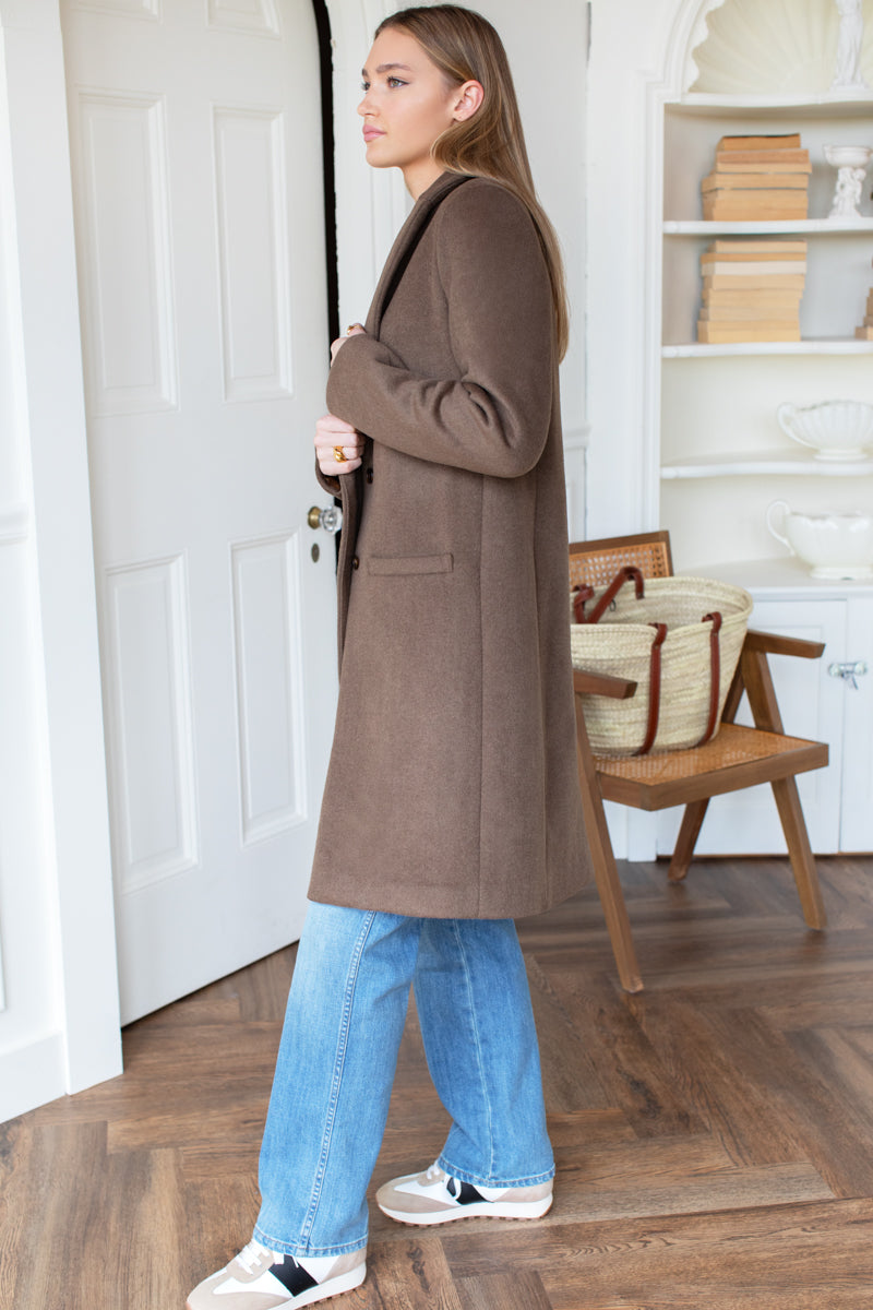 Tailored Long Coat - New Camel