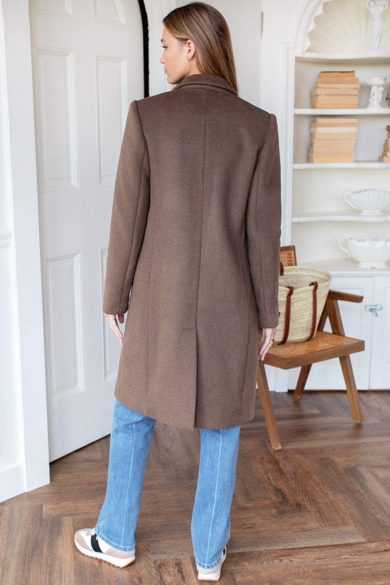 Tailored Long Coat - New Camel