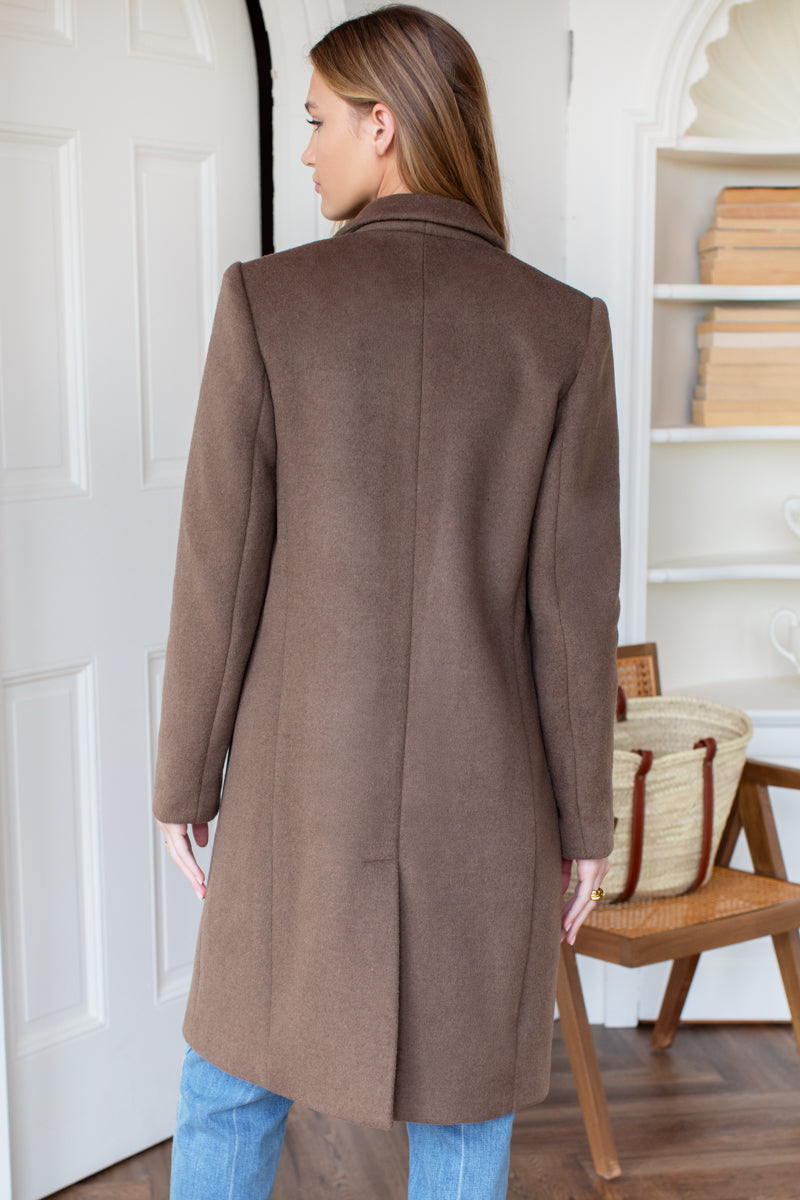 Tailored Long Coat - New Camel