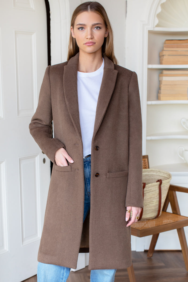 Tailored Long Coat - New Camel