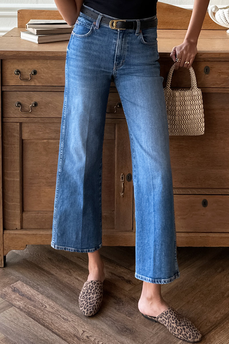 Thrifted Gem Ankle - Vintage Blue