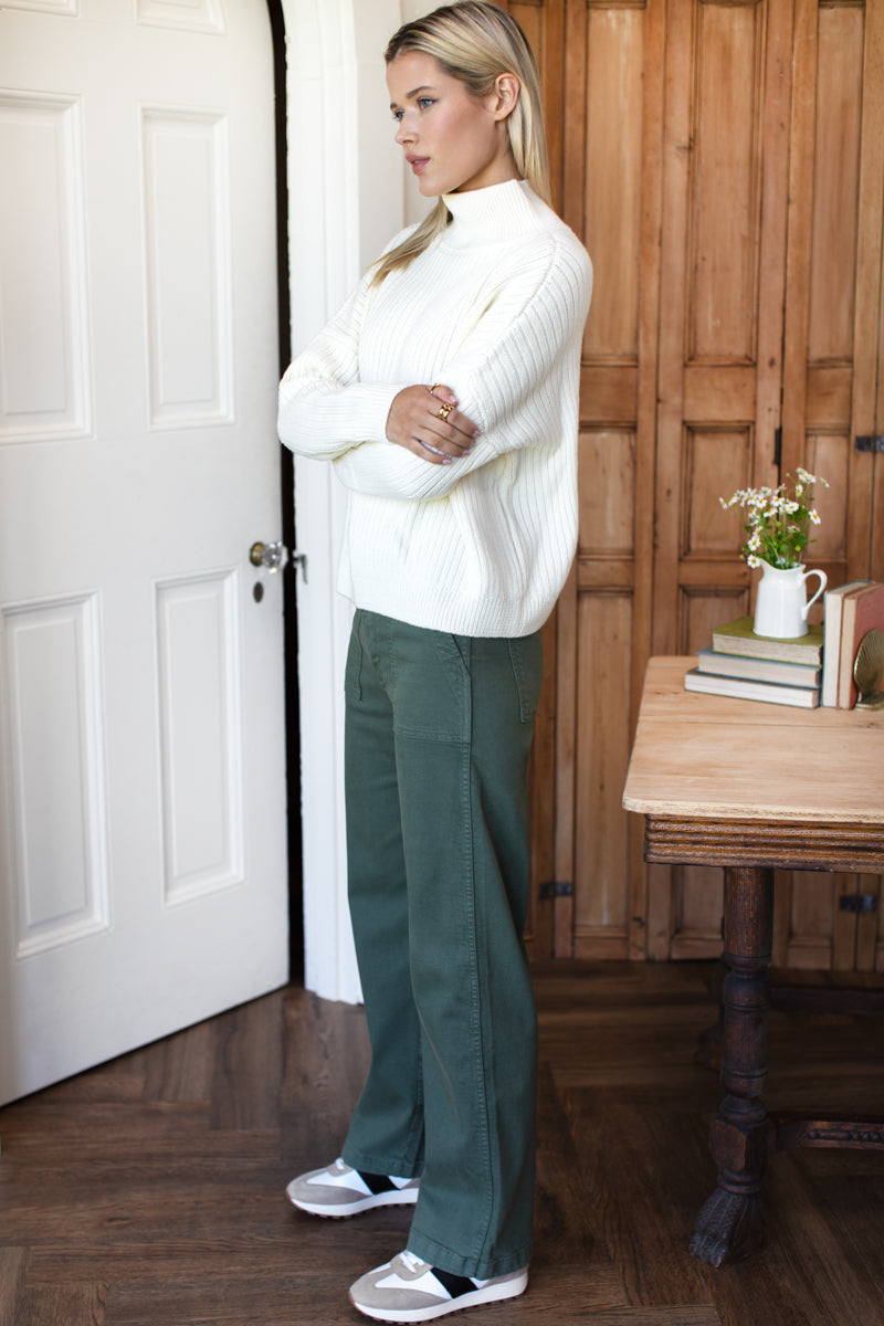 Vintage Army Pant Long - Vintage Green