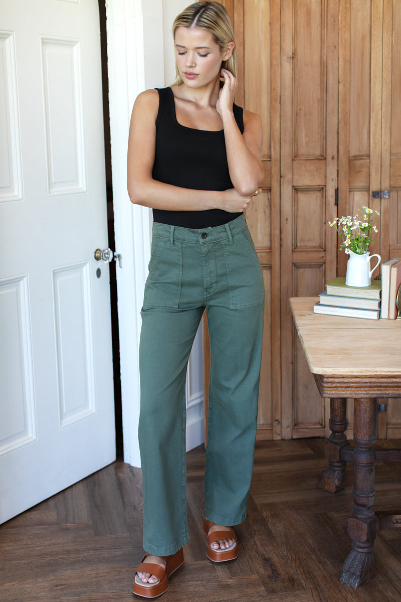 Vintage Army Pant Long - Vintage Green