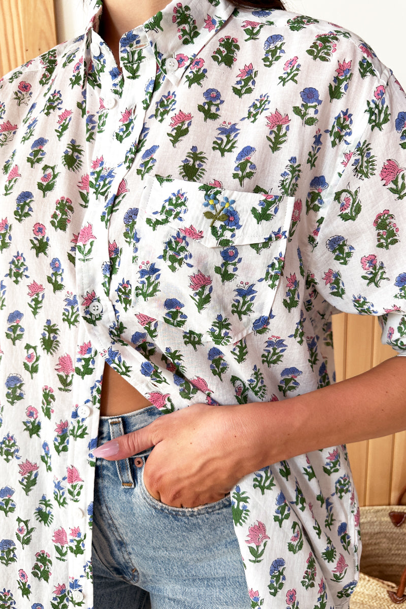 Ryan Shirt - Mixed Bouquet Organic