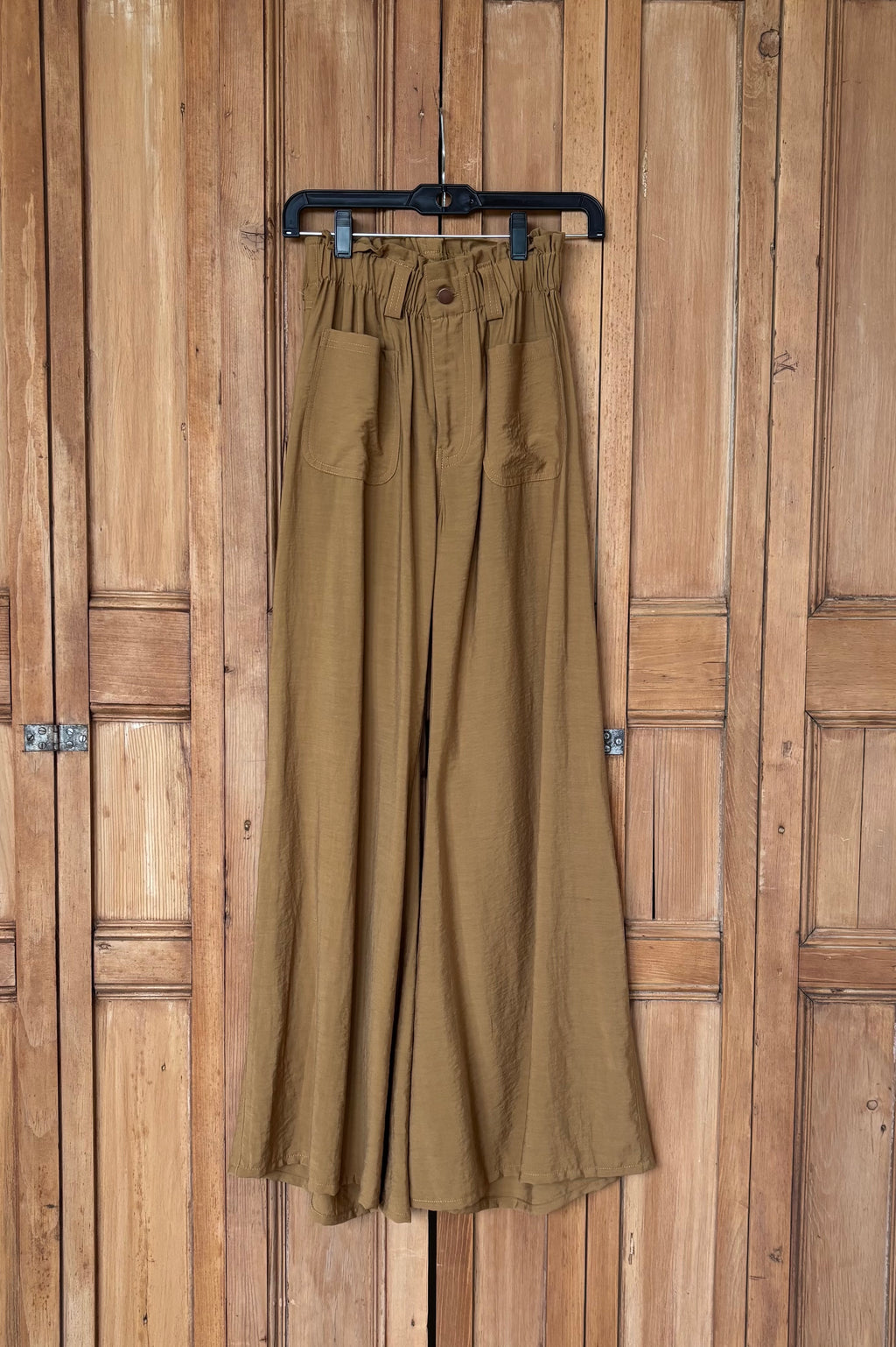 Tulip Wide Leg Pant - Camel