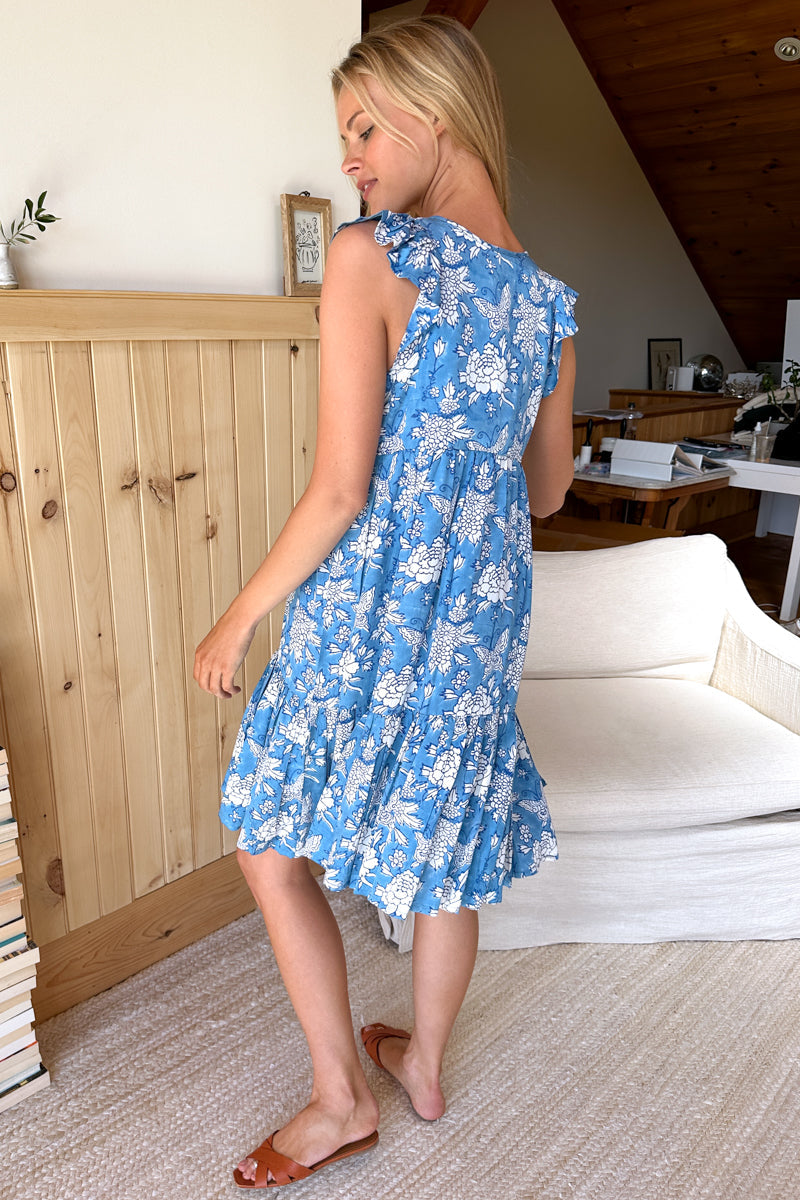Angel Dress 2 - Peace Sky Blue Satin
