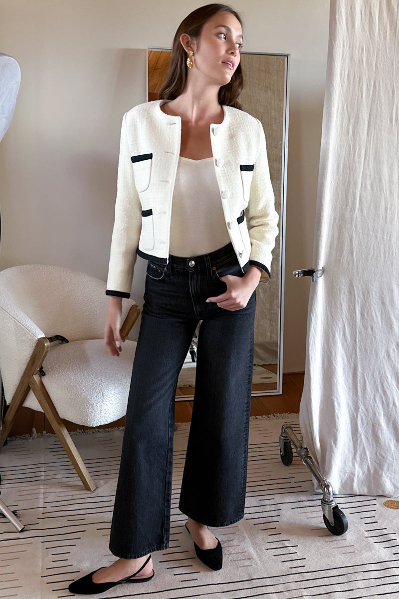 Tweed Jacket - Ivory