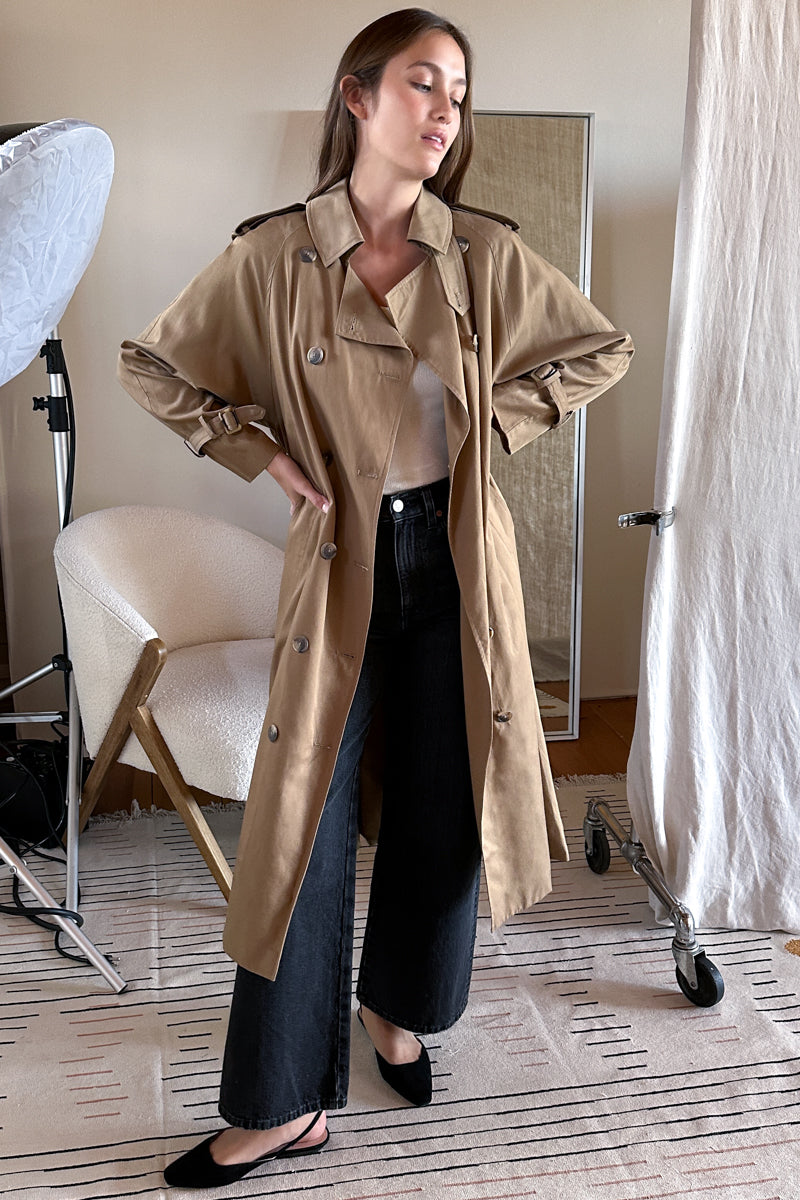 Layering Trench Coat - Camel