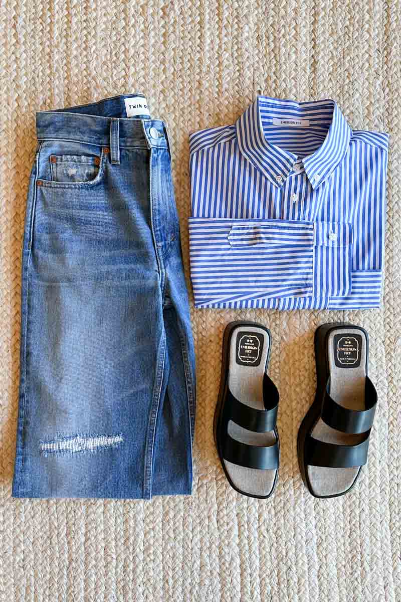 Ryan Shirt - Miller Stripe Bright Blue