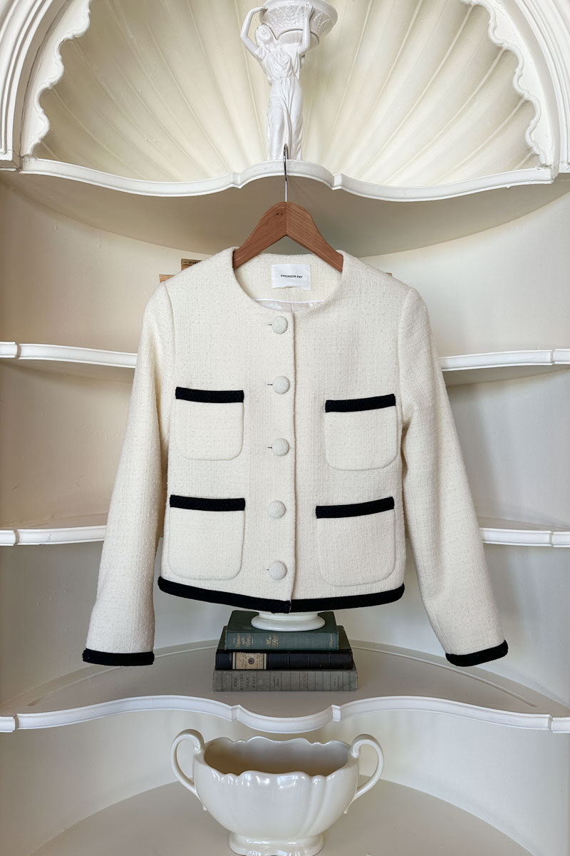 Tweed Jacket - Ivory
