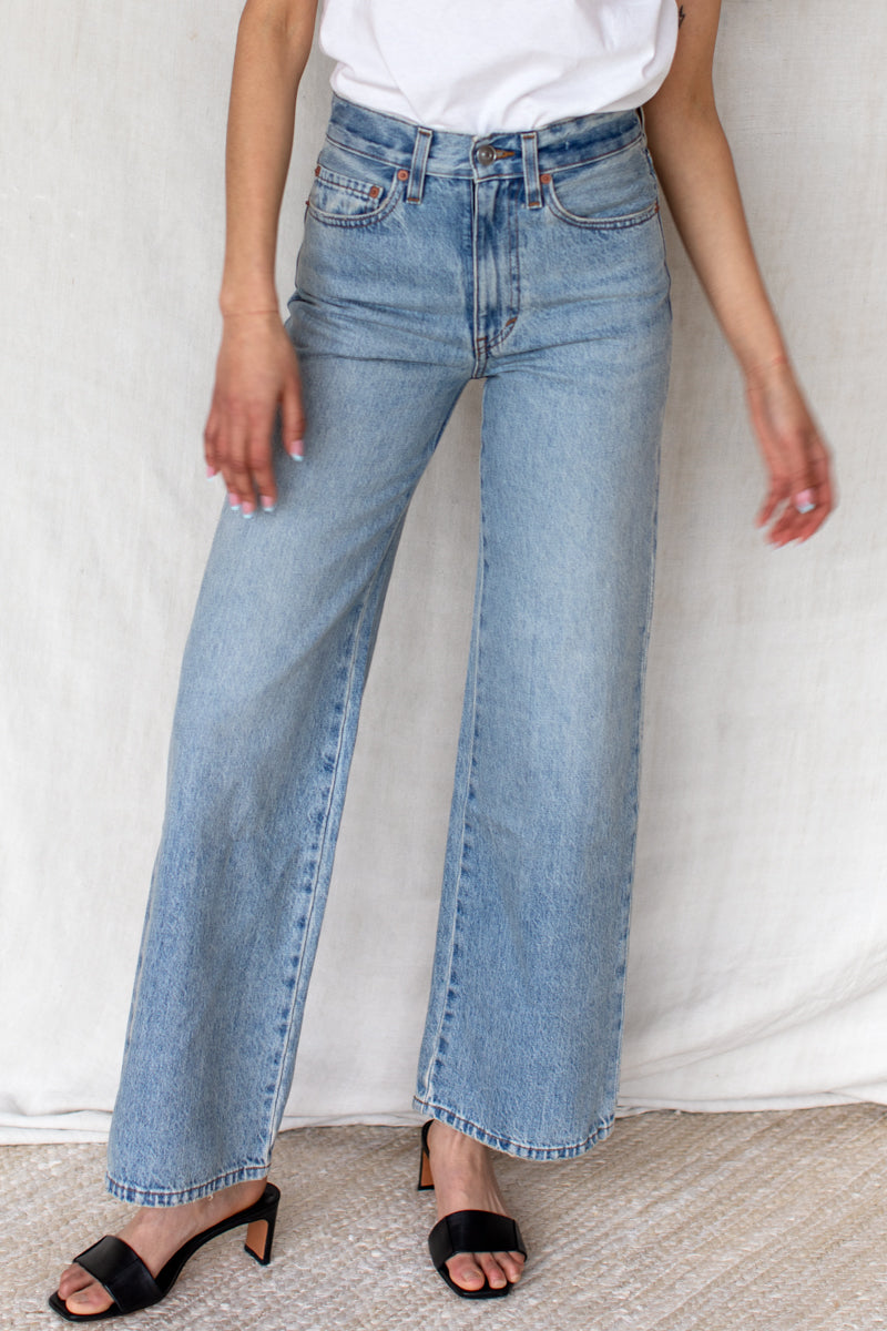 Perfect Wide Leg - Washed Indigo