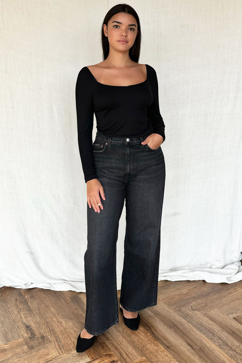 Perfect Wide Leg - Vintage Black