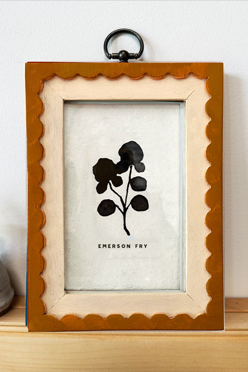 Hand Carved Frame - Marigold